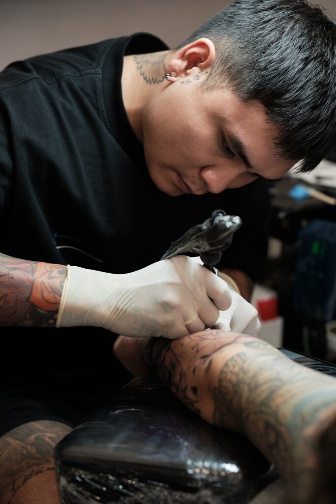 tattoo modification process